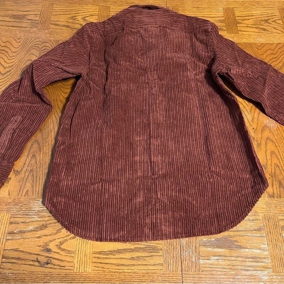 NEW Frank & Eileen Brown Corduroy Button Down Top XS Soft Relaxed Fit Layering - Picture 11 of 13